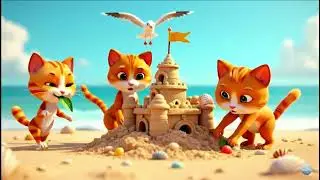 Ginger and Mama Cat Wake Up at the Beach