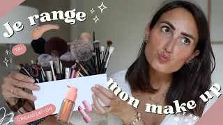 VLOG JE REORGANISE TOUT MON MAKE UP!  Tri complet,  rangement et astuces organisation ✨
