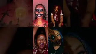 🎨 Haunting or Stunning? #shorts #shortsfeed #yaheditz #scarymakeup  #makeup #creepy #transformation