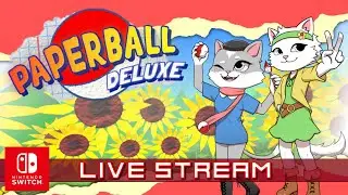 DLC & Switch Exclusive Stages | Paperball Deluxe | Live Stream