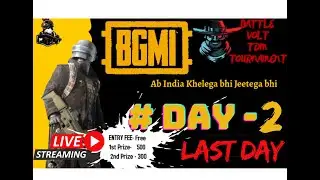 **Battle Volt TDM Tournament Season 1 - Day 2 | Play Time Nation | 16 Slots | Free Entry|10 PM-12 PM