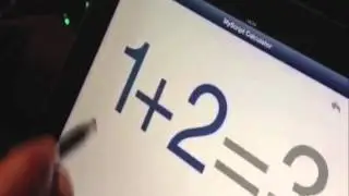 Myscript Calculator App Demo at CES 2013 | Video