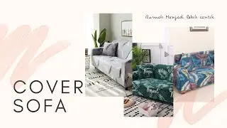Sofa Cover / Sarung Kursi Sofa / Sarung Anti Selip Ukuran 3 Ukuran / Sarung Tempat Duduk Sofa