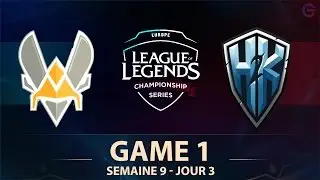 VITALITY VS H2K &bull; GAME 1 - LCS EU 2017 - Week 9 - Day 3