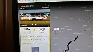 Emirates, UAE44, FRA-DXB.