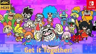 WarioWare Get it Together! Upscaled 4k 60fps HDR | Nintendo Switch