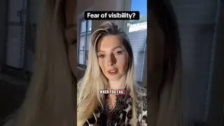 Visibility is freedom. Don&rsquo;t hold back on their account. #mindsetminute