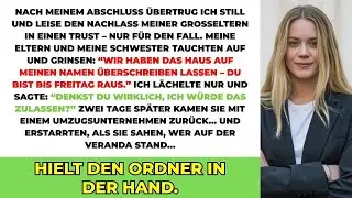 Nach Meinem Abschluss &Uuml;bertrug Ich Still Das Millionenschwere Erbe Meiner Gro&szlig;eltern In Einen Trust.