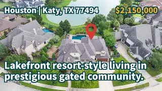 Katy, TX 77494 | $2,150,000 | 5,514 Sqft, 5 beds, 5 full and 1 half baths, Single-Family | Lakefr...