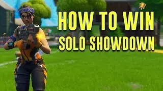 How to Win a Solo Showdown | Solo Showdown Tutorial and Results | BrockPlaysFortnite