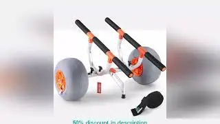 Why Everyone&rsquo;s Talking About This Product! VEVOR 350lbs Kayak Trailer Cart Foldable Canoe Trolley