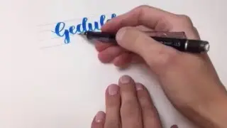 #letterattack Lettering Lessons - Brush Lettering Buchstabentanz
