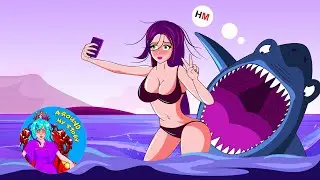 Shark Attack While Selfie-ing - The Day a Shark Nearly Got Me - Around My Story Animated - AMS