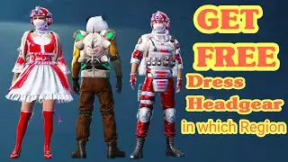 Get Free Dress Headgear in PUBG Mobile | in Which Region Full Details in Video | PUBG Mobile