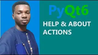 PyQt6 Notepad Clone Part 2 - The Help Menu