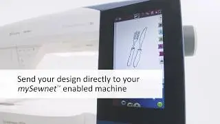mySewnet&trade; Library and the HUSQVARNA&reg; VIKING&reg; DESIGNER BRILLIANCE&trade; 80