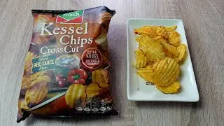 funny-frisch Kessel Chips Cross Cut Spicy BBQ Sauce Style 🍖 Eine gute neue Chips-Sorte ?