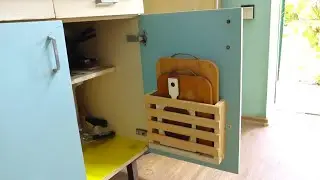 Подсмотрела идею в деревне. Теперь храню разделочные доски по-особенному. Сразу 2 идеи