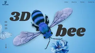 Amazing 3D Model Animation Website Using Only HTML & CSS | No JavaScript