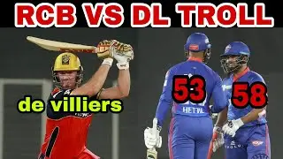 RCB VS DL TAMIL TROLL 2021 | TAMIL IPL TROLLS | DE VILLIERS 75 🔥 | TODAY MATCH TROLL