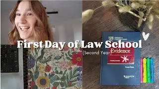 FIRST DAY OF LAW SCHOOL (second year)