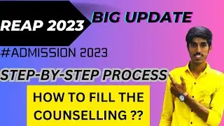 HOW TO FILL REAP 2023 COUNSELLING FORM (DON'T DO THIS ) || REAP 2023 BIG UPDATE|| #reap2023