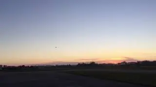 Embraer Phenom 300 Departing Watsonville (KWVI) at Sunset