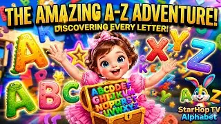 ABC RHYMES | LEARN A TO Z ALPHABET | EP01 | starhop