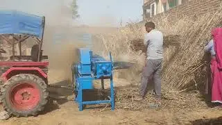 Mini Chaff Cutter Machine (Mini tractor operate) 4 by 4.