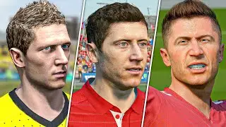 Robert Lewandowski in every FIFA game (FIFA 09 - FIFA 22)