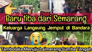 Emotional Moment | Family Welcomes the Deceased at Tambolaka Airport, West Sumba #Sumba #Traditional