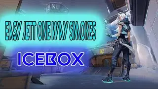 Easy Jett One Way Smokes on Icebox | VALORANT