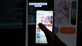 Music player app with flutter Anime 