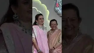 Anant's Massi Mamta Dalal and Nani Purnima Dalal, Arrive in Style at Radhika-Anant's Wedding!