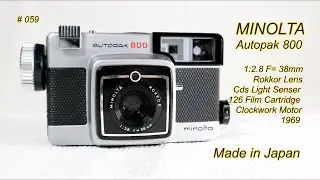 MINOLTA Autopak 800.  1969