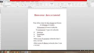 Developpement de bouton recherche en wlangage