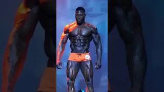 Muscle Model Champion on stage - Don Akim