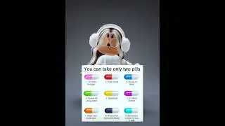 Choose 2 pills || give me 4 notifications to claim! || will scot comment?