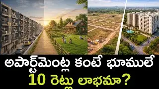 Is land 10 times more profitable than apartments? | Land vs Apartment Investment | Real Estate An...