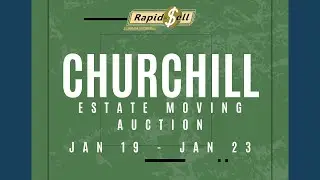 Jan 19-23 ~ Churchill Estate Moving Auction in Campbellville #onlineauction #auctionsontario