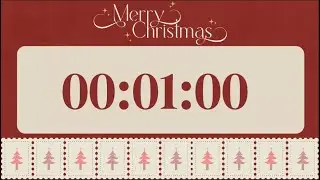 1 Minute Christmas Timer | Super Fast Holiday Countdown for Kids, Study, Work & Breaks 🎄