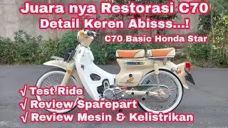 Review honda C70 - Juaranya modifikasi Honda star jadi c70