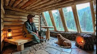 Hidden Cliff Survival Shelter | Building a Secret Safe House in the Wild (Full Video)