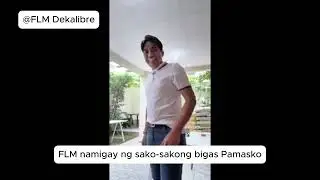 FLM Namigay ng tig-iisang sakong bigas