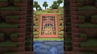 I Built a MOUNTAIN HOUSE in Minecraft 😱🏔️ #minecraft #minecraftbuilding #shorts #viralshorts #music