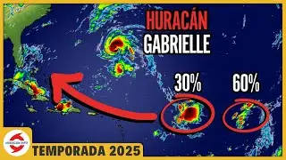Hurac&aacute;n Gabrielle y otras ondas tropicales. Atentos en el Caribe, Bahamas y Estados Unidos.