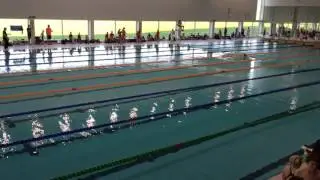 Mia Latkovic 50m breaststroke at City of Bristol open meet at Hengrove on 31st Oct 2015