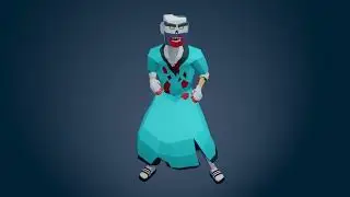 3D Characters Zombie Hospital Lowpoly Pack - Zombie 1