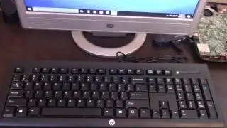 USB-клавиатура HP K1500 (полноразмерная настольная клавиатура)