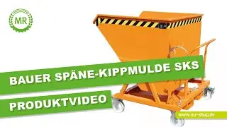 Sp&auml;ne-Kippmulde Typ SKS von BAUER &ndash; Anleitung Stapleranbauger&auml;t | mr-shop.de